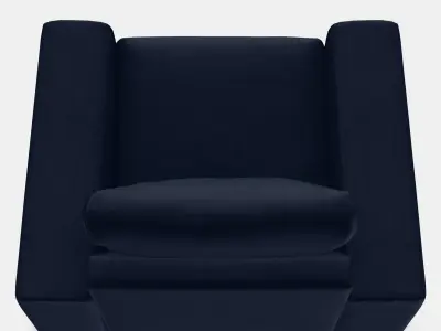 VIMLE Armchair 5 Low-poly 3D model