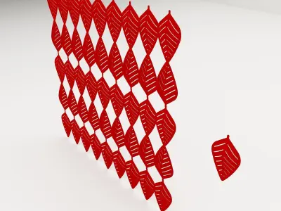 Airleaf Pattern - abstracta 3D model