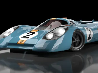 Porsche 917 3D model