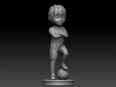 3D Printable Football Kid 3D print model