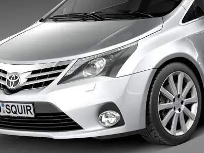 Toyota Avensis Estate 2013 3D model
