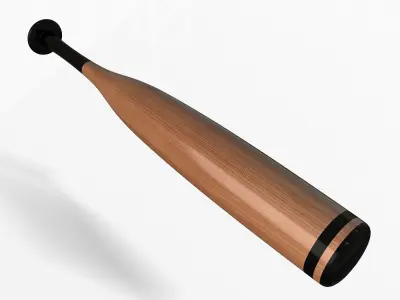 Baseball Bat Low-poly 3D model