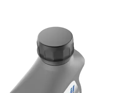 Mobil 10W-40 Oil bottle 3D print model