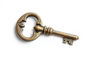 Antique Ornate Key model pack Low-poly 3D model