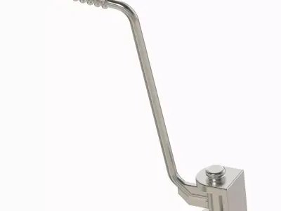 Motorcycle Kickstarter Lever 3D print model