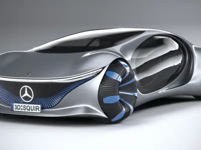Mercedes Benz Vision Avtr Concept 2020 3D model