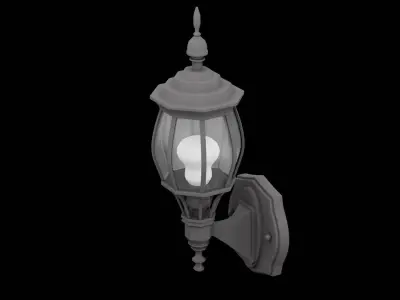 Wall Street Lamp 3D model