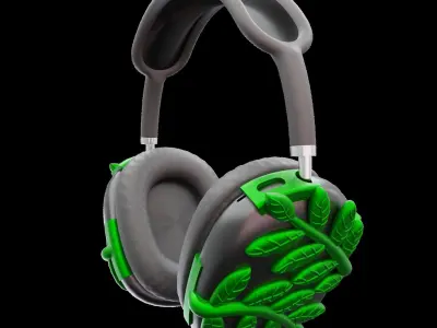 Airpods Max Attachments Bohemian Forest 3D print model