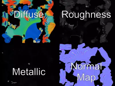 Vibrant Peacock model pack Low-poly 3D model