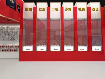 exhibition Low-poly 3D model 15