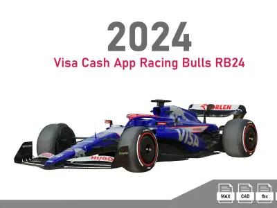 F1 Racing Bulls 2024 3D model