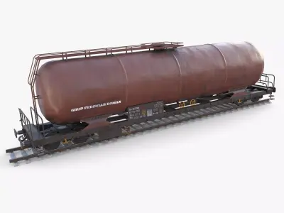 CFR Tanker Rail Car v1 3D model