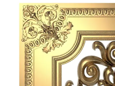  decorative pattern ready for 3D printing 3D model