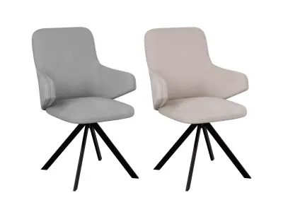 Vigo Swivel Side Chair 3D model