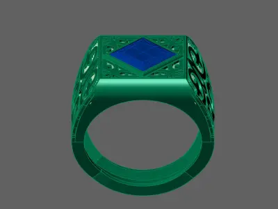 STL 3DM Gents Rings Ready Models Mens Rings 3D print model 3D print model
