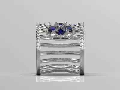 bride diamond ring jr00035 3D print model