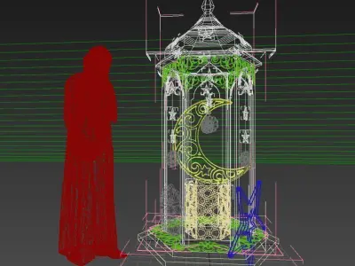 Ramadan Eid Al Adha Decoration 3D model