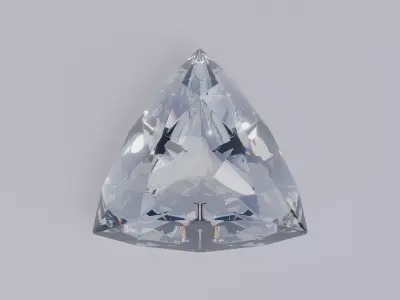 Triangle Diamond Ideal Cut 3D model