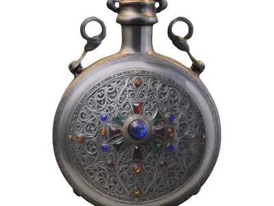 Enchanted Relic Flask 3D model