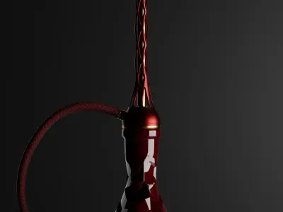 Modern Hookah Shisha 3D model