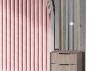 Decorative Wall panel  07 3D model