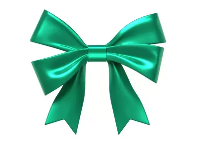 Christmas Bow Ribbon 93 Low-poly 3D model