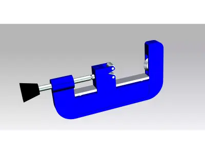 Tube Cutter Low-poly 3D model