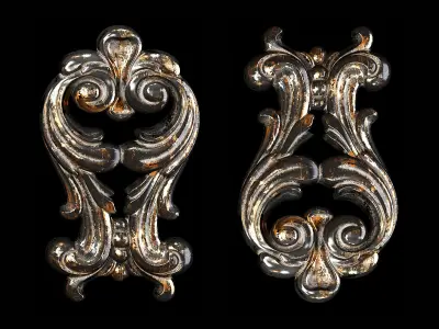 Classic carved 004 3D model