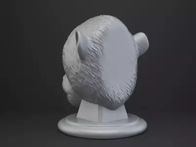 Baboon Bust - Animal Figurine 3D print model