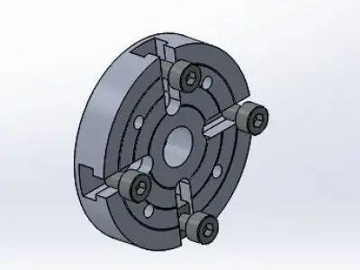 Uniaxial processing platform 3D model