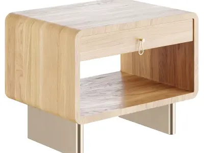 Bandeau Nightstand 3D model