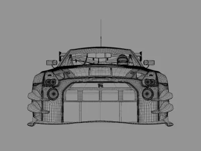 Nissan Nismo GT3 3D Car Model 3D model