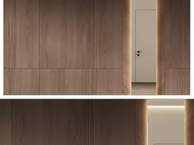 Decorative V47 Wall Panels 3D model