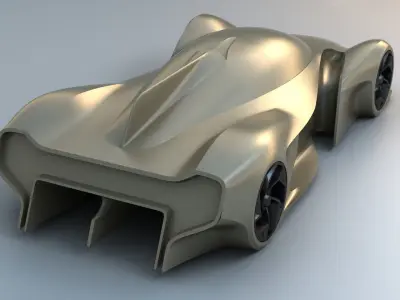 Hypercar Model 2 - basic 3D model