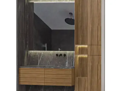 Bathroom furniture 2 3D model
