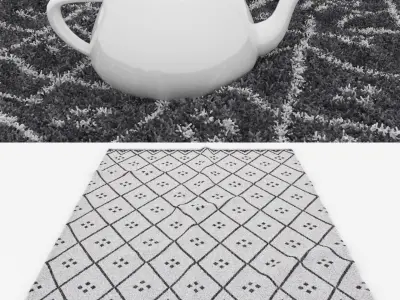 Rugs No 724 Low-poly 3D model