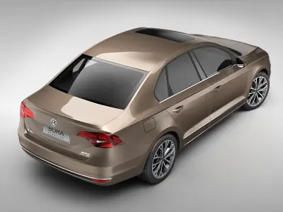 Volkswagen Bora 2016 3D model