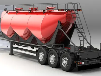 Dosch 3D - Truck Details V3 - Trailer 3D model