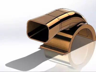 Upper Housing of Blower   3D print model