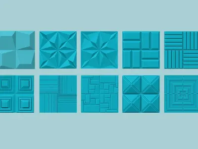 23 Wall Panels Collection - Interior Design Decoration