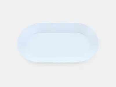 IKEA 365 Serving plate Low-poly 3D model