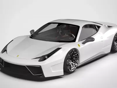 Ferrari 458 Italia F142 Vorsteiner Nero 3D model