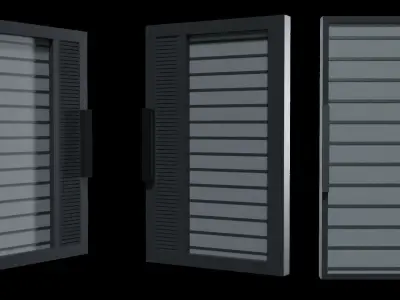 Main Entrance Gate  Door  Architectural Free 3D model