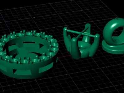 Earrings - 1 - 3D print model