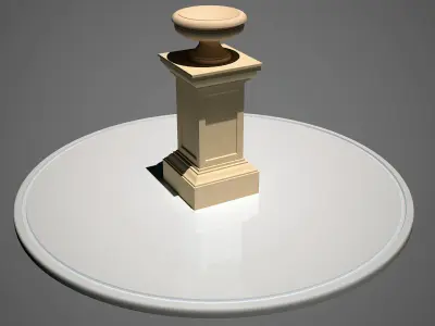 Classic Balustrade Generator Low-poly 3D model