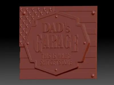 Garage 3D print model