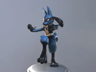 Lucario 3D model