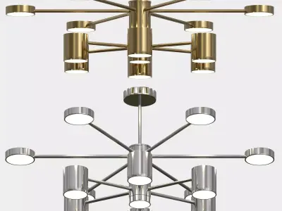Ceiling chandelier Lumen Lux 3D model