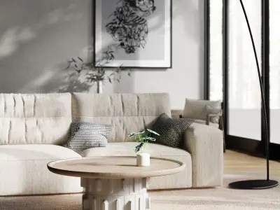 Modern living room  3D model