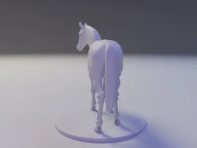 horse 3D print model
